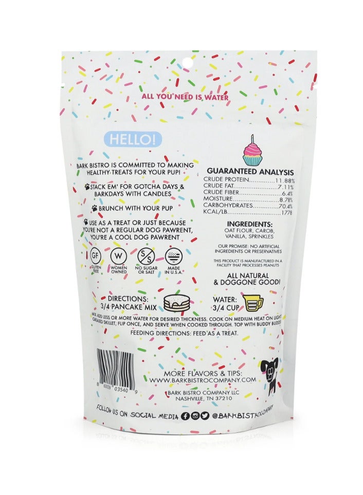 بارك بيسترو بان كيك بوش – بان كيك طبيعية 100٪ للكلاب، مصنوعة في الولايات المتحدة الأمريكية،[ 396 جرام | 14 أونصة] 🐶 - Image 2