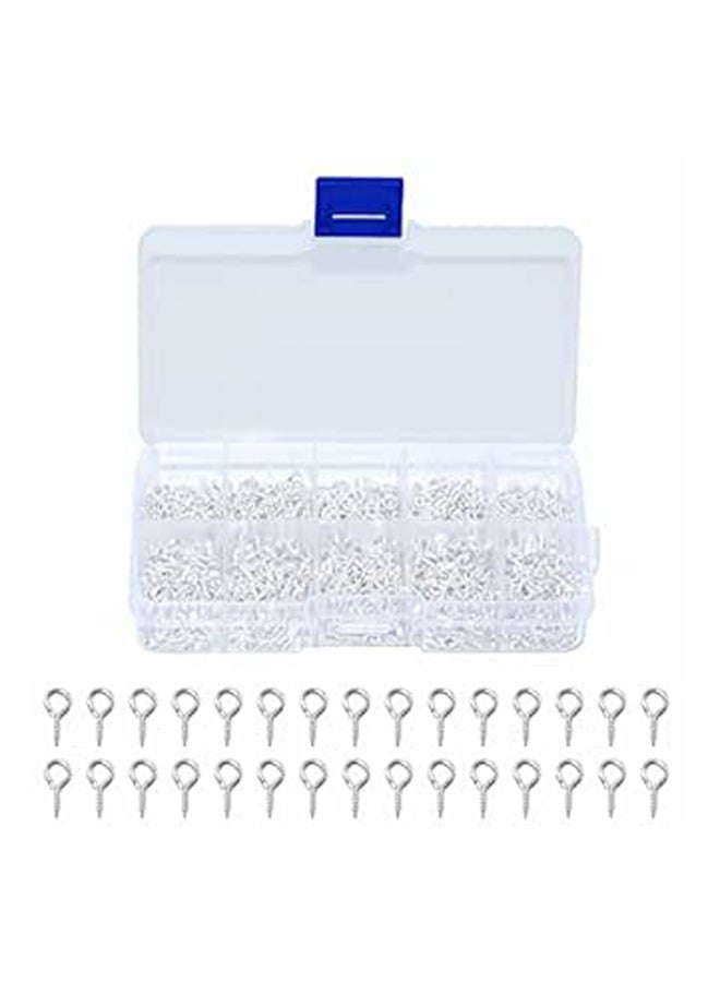 PCS Silver Small Screw Pins, Mini - Image 1