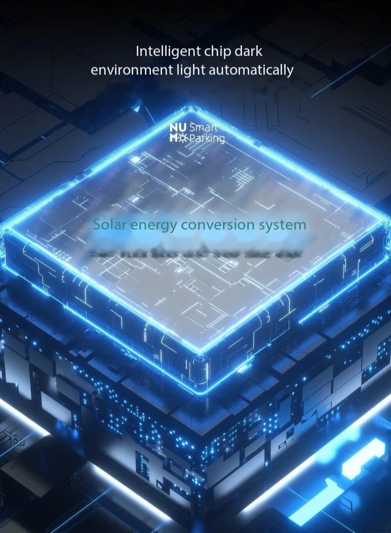 ارواق لوحة رقم هاتف السيارة بالطاقة الشمسية، إضاءة LED، بطاقة ركن السيارة المؤقتة، لوحات مخفية، إيقاف مواقف السيارات، أدوات وقوف السيارات ذات الأرقام المتعددة - Image 5