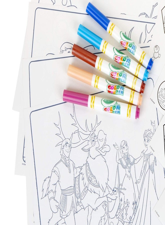 Crayola Color Wonder, Frozen Coloring Pages & No Mess Markers, Mess Free Coloring, Gift for Girls, 3, 4, 5, 6 - Image 3
