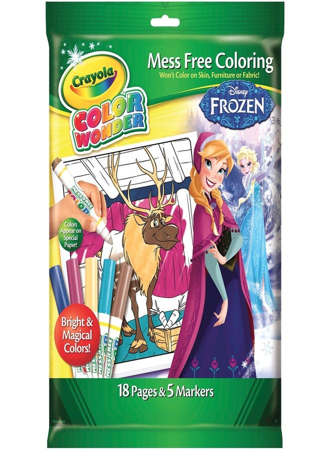 Crayola Color Wonder, Frozen Coloring Pages & No Mess Markers, Mess Free Coloring, Gift for Girls, 3, 4, 5, 6 - Image 1