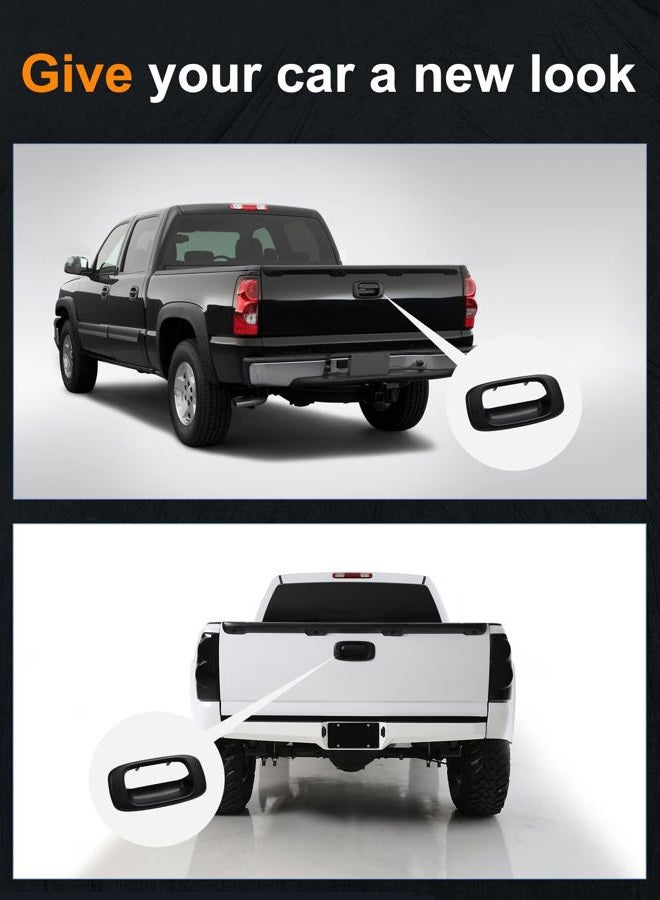 Avsty Tailgate Handle Bezel for Chevy Silverado GMC Sierra 1500 2500 3500 1999 2000 2001 2002 2003 2004 2005 2006 2007 Chevrolet Tail Gate House - Image 4