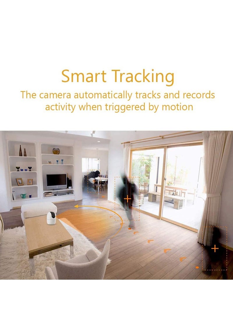 IMOU - Ranger 2 360 Degree Security Camera Up To 256GB SD Card Support WiFi & Ethernet 1080P FHD Privacy Mode Alexa Google Assistant Human Detection 2-Way Audio Night Vision - Image 1