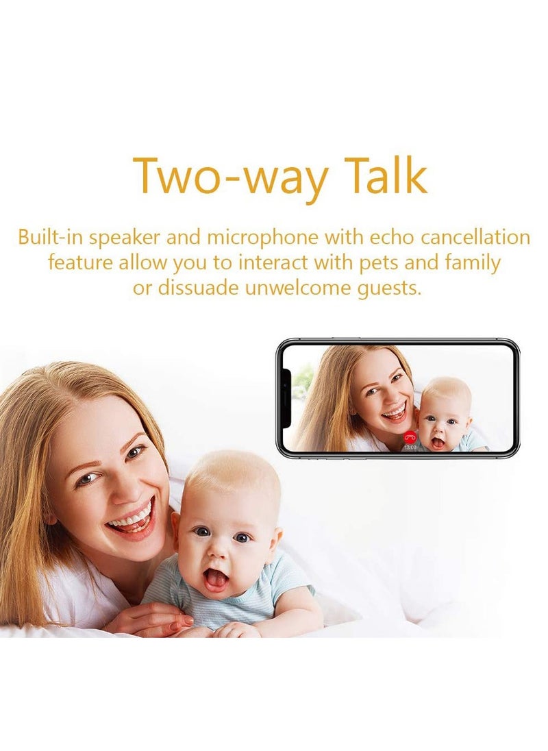 IMOU - Ranger 2 360 Degree Security Camera Up To 256GB SD Card Support WiFi & Ethernet 1080P FHD Privacy Mode Alexa Google Assistant Human Detection 2-Way Audio Night Vision - Image 1