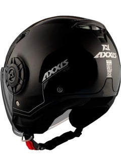 AXXIS AXXIS Motorcycle Helmet Metro S Solid Black Gloss M  - Image 3