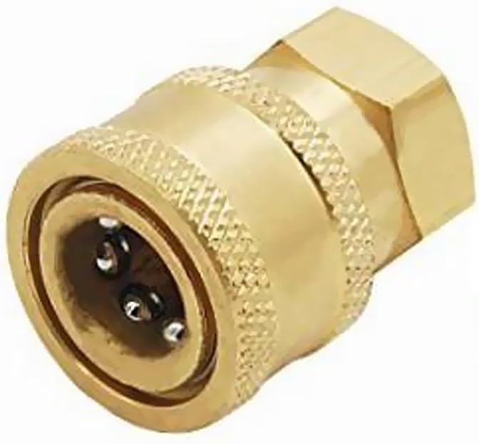 كلاراكو وصلة سريعة الفك مقاس 12 مم إلى محول أنثى مقاس 1/4 بوصة، وصلات توصيل غسالة الضغط، أدوات نحاسية متينة، سريعة الفك - Image 2