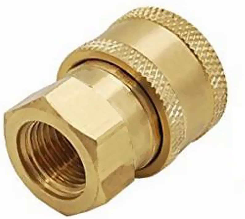 كلاراكو وصلة سريعة الفك مقاس 12 مم إلى محول أنثى مقاس 1/4 بوصة، وصلات توصيل غسالة الضغط، أدوات نحاسية متينة، سريعة الفك - Image 1