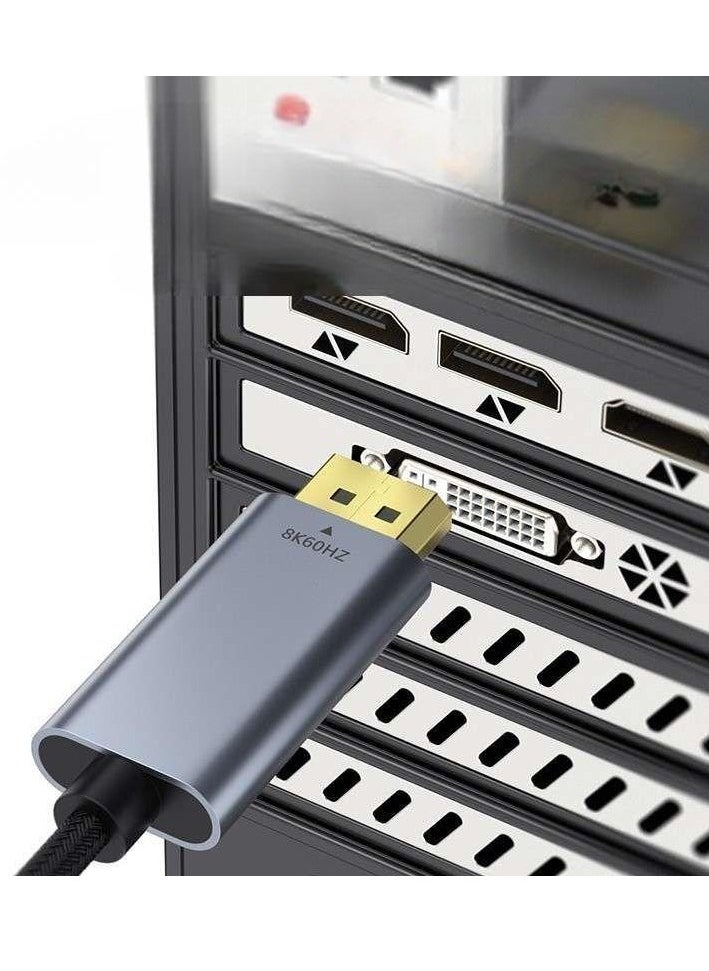 ماركة غير محددة - كابل جديد من منفذ USB C لمنفذ HDMI للأجهزة بمنفذ ثاندربولت 3 وHDMI وجودة 4K وتردد 60 هرتز بدقة فائقة الوضوح بغلاف من الألومنيوم متوافق مع أجهزة ماك بوك برو M2 إصدار 2022 - Image 1