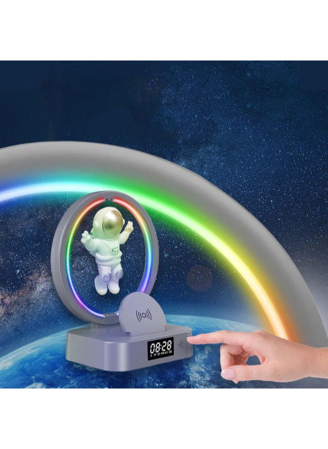Generic - Unleash the Power of Levitation: Astronaut Bluetooth Speaker with Clock - Image 1