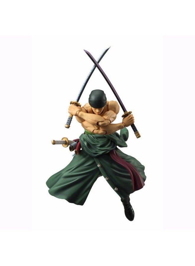 General One Piece Movable Sauron Doll Model Tabletop Ornament Three Knife Stream Sauron Model Toys Decoration Collection Gifts  - Image 2