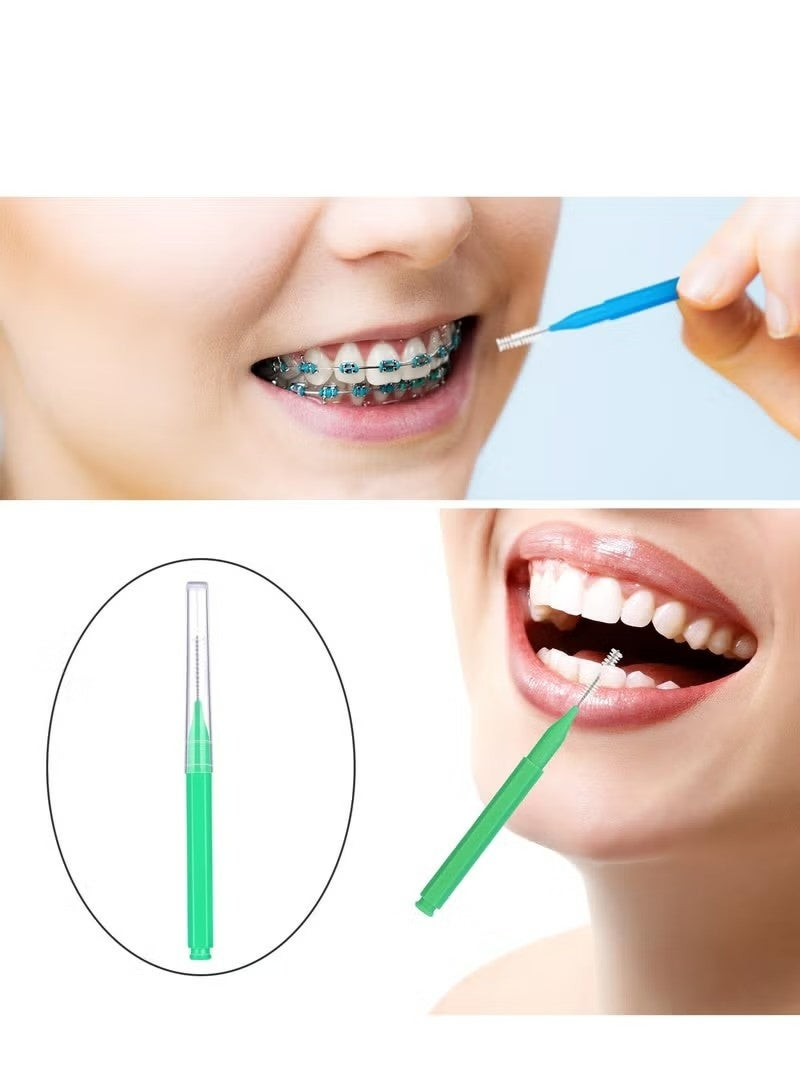 YOUGE 40 Pcs Interdental Brushes Dental Floss Toothpick Braces Brush Tooth Cleaning Tool Interdental Brush Tooth Care Tool - Image 3