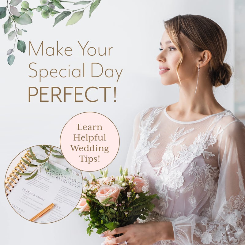 Your Perfect Day Wedding Planner Book and Organizer - Wedding Planner Book - Bridal Planning Binder with Countdown Calendar - Bride Gifts - (FLORAL) - Image 2