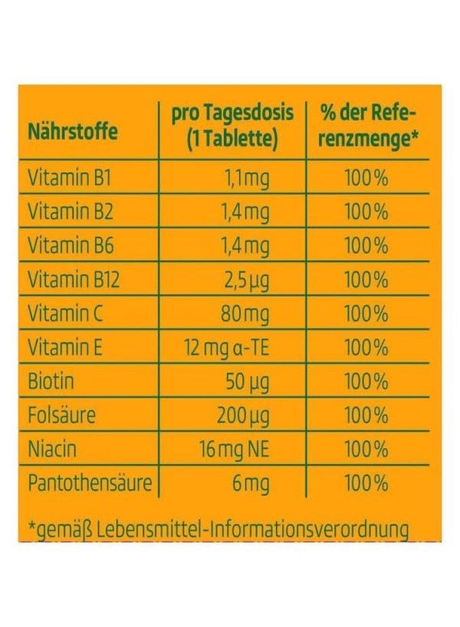 روسمان أقراص فيتامينات متعددة قابلة للذوبان من FVLFIL Altapharma: بنكهة البرتقال، صنع في ألمانيا - Image 2