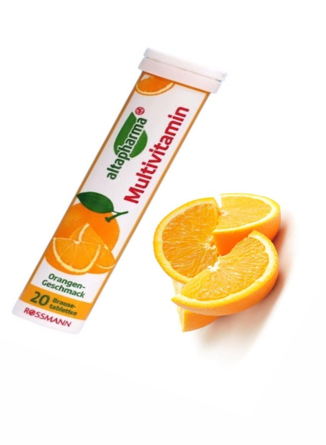 روسمان أقراص فيتامينات متعددة قابلة للذوبان من FVLFIL Altapharma: بنكهة البرتقال، صنع في ألمانيا - Image 3