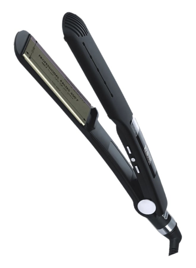 REBUNE Professional Ceramic Hair Straightener Black/Gold 150grams - Image 4