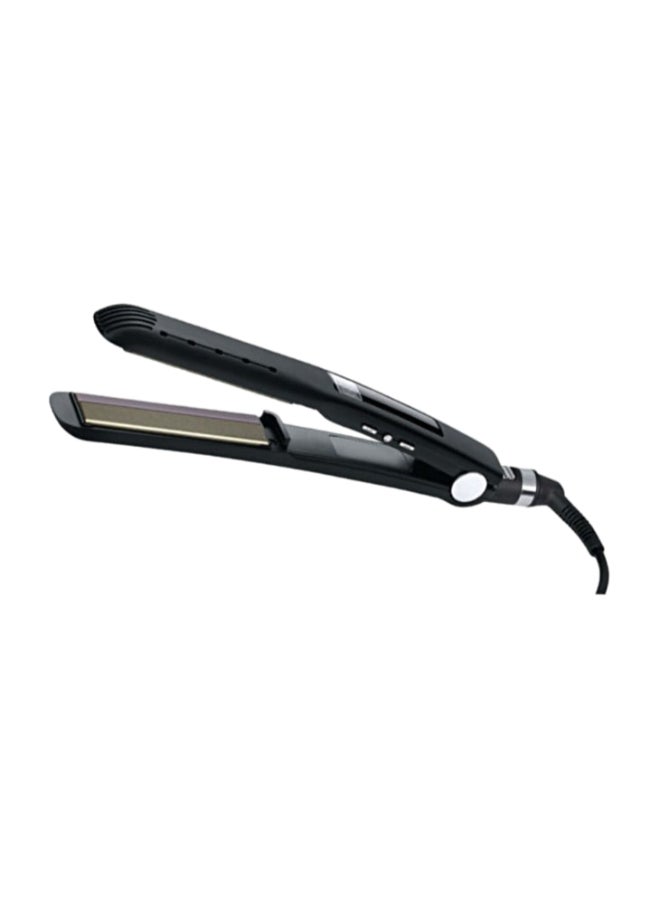 REBUNE Professional Ceramic Hair Straightener Black/Gold 150grams - Image 3