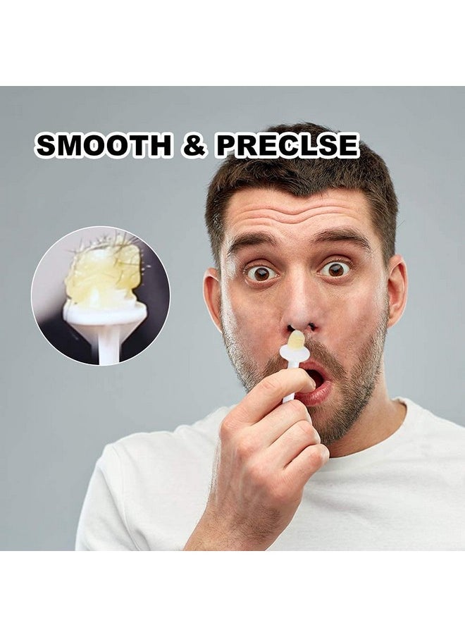 DecBlue - DecBlue Nose Wax Sticks - 60Pcs Plastic Nasal Cleaning Applicators for Painless Nostril and Eyebrow Hair Removal for Men and Women - Image 1