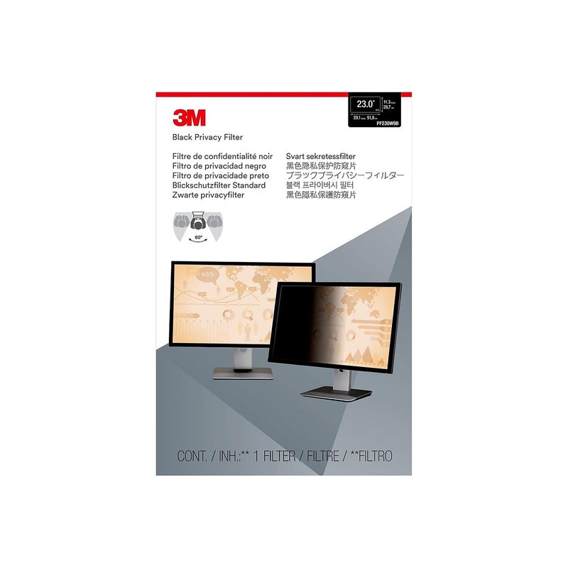 3M Privacy Filter for 23 Widescreen Monitor PF230W9B - Image 2