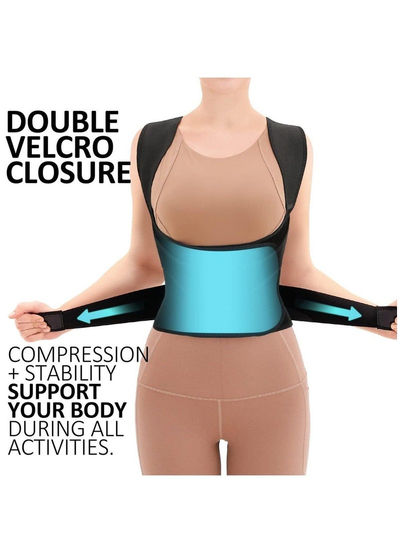 Beauenty Back Brace and Posture Corrector Back Straightener Posture Corrector Scoliosis and Hunchback Correction Spine Corrector Support Back Pain Adjustable Posture Trainer  - Image 3
