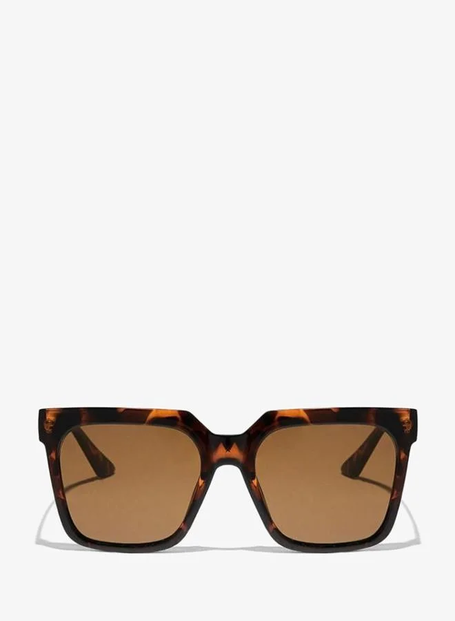 Blackout QUADRA Women Tortoise Sunglasses - Frame Material: Thermoplastic Rubber (TR90)- Frame Color: Tortoise-Lens Color: Brown  - Full Rim