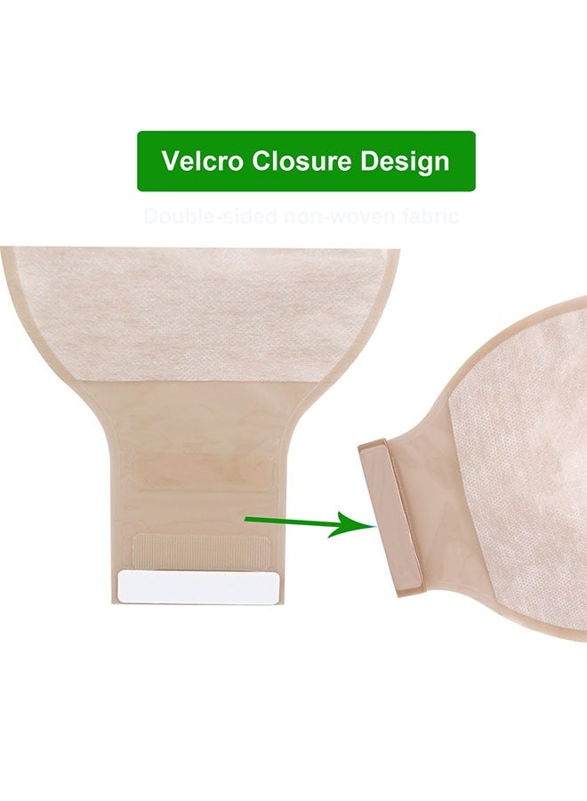 Generic One Piece Ostomy Colostomy Bags, Ostomy Supplies, Drainable Ostomy Pouch for Ileostomy Stoma Care,20-70mm,20pcs  - Image 2
