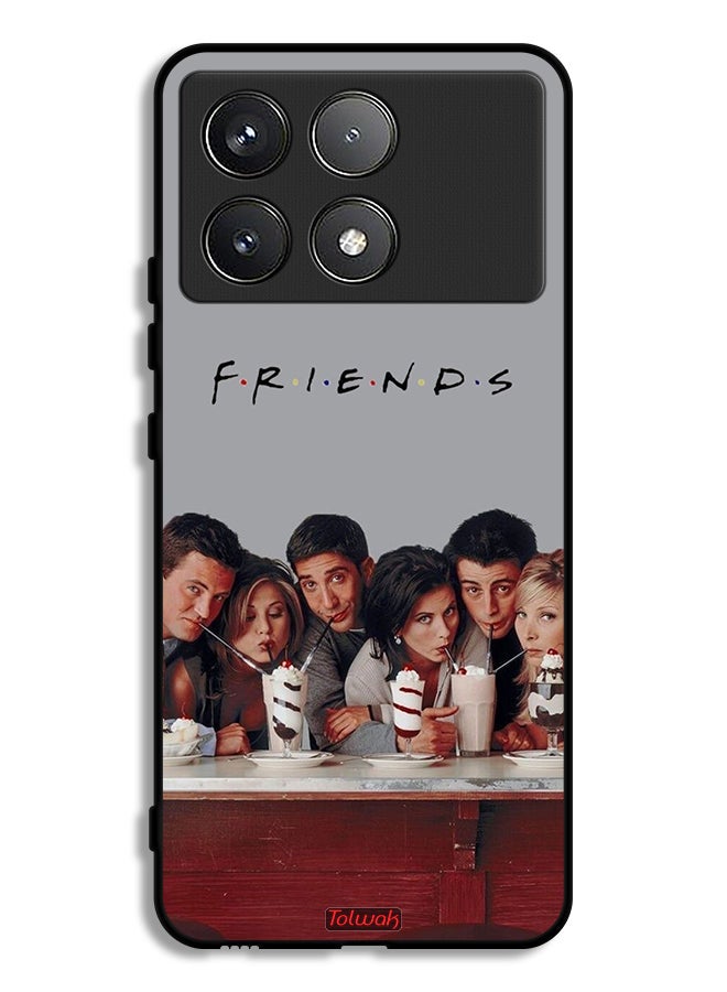 Tolwak Xiaomi Poco F6 Pro Protective Case Cover F R I E N D S - Image 1