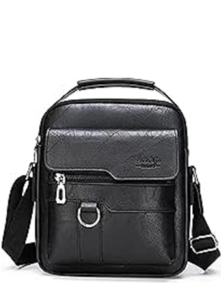 Jeep Buluo Black leather crossbody bag - Image 1