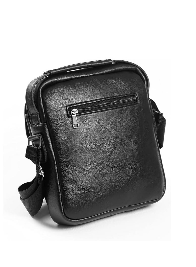 Jeep Buluo Black leather crossbody bag - Image 4