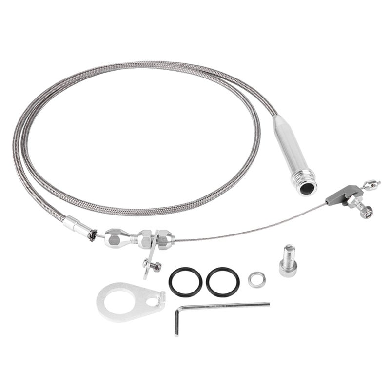 700R4 Braided Kickdown Cable Transmission Detent for all GM CHEVY PONTIAC OLDSMOBILE BUICK - Image 5