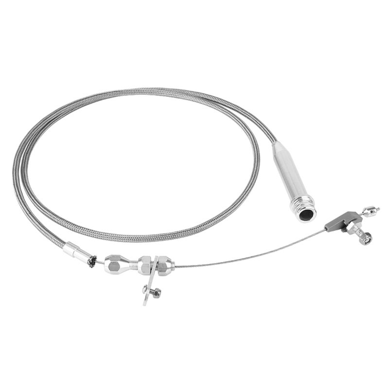 700R4 Braided Kickdown Cable Transmission Detent for all GM CHEVY PONTIAC OLDSMOBILE BUICK - Image 3