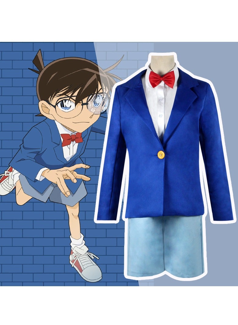 Detective Conan Anime Detective Costume Set, Classic School Blazer & Bow Tie for Stage Performances Costume for Boys﻿ - Image 2