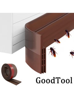 GoodTool Door Seal Strip Soundproof Door Bottom Seal Under Door Draft Stopper Rubber Weather Stripping Suitable for Windproof Dustproof and Insect Proof  - Image 1