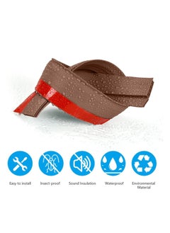 GoodTool Door Seal Strip Soundproof Door Bottom Seal Under Door Draft Stopper Rubber Weather Stripping Suitable for Windproof Dustproof and Insect Proof  - Image 4