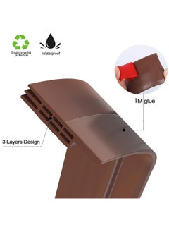 GoodTool Door Seal Strip Soundproof Door Bottom Seal Under Door Draft Stopper Rubber Weather Stripping Suitable for Windproof Dustproof and Insect Proof  - Image 2
