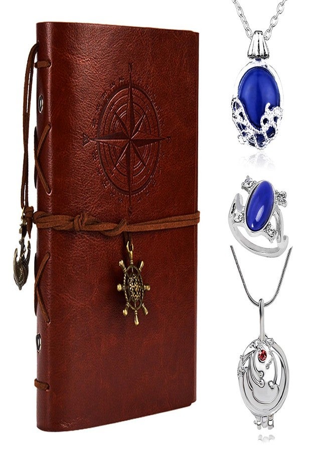 HJYZY Vampire Vervain Necklace Katherine Ring Cosplay costume jewellery accessories Elena Diary for Women Men Fans 4 Pcs - Image 1