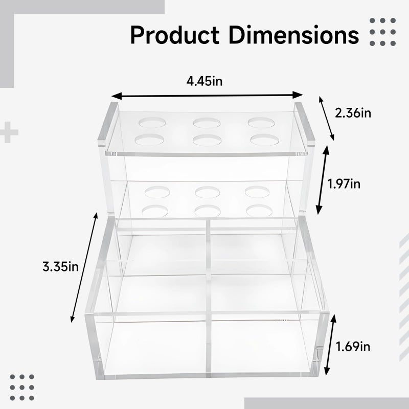 Multi Tiered Dental Composite Resin Syringe Organizer Rack With Easy Access - Image 5