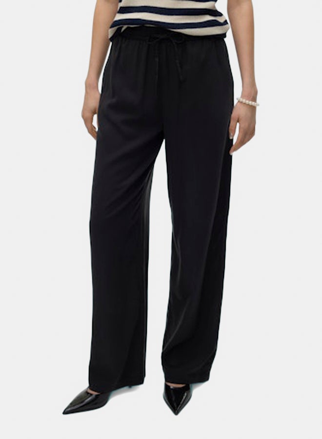 VERO MODA VERO MODA Womens Bree Highwaist Long Loose Tencel Pants  - Image 3