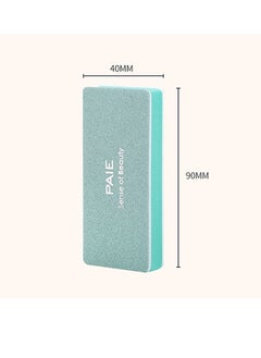 Paie 10 Pcs Manicure Nail File, Double Sided Nail Buffers Blocks Set, Nail Buffers Sanding Blocks for Acrylic Nails Gel Polish Nails (Green)  - Image 2