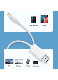 iPhone 11 12 13 14 Pro Max iPad 10.2 10.9 2m HDMI Display Cable EP-808H - pzsku/Z49E09AC1B46105E961CCZ/45/_/1728061542/0c27d1bd-7064-45ba-914a-6aaddf4aab73