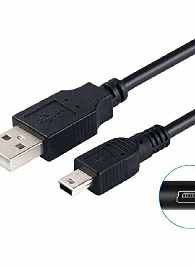 Akingdleo USB Charger Data Cable Cord Lead Compatible for Coby MP3 MP-610 MP-620 MP-705 MP-707 MP-715 (5ft Black) - Image 2