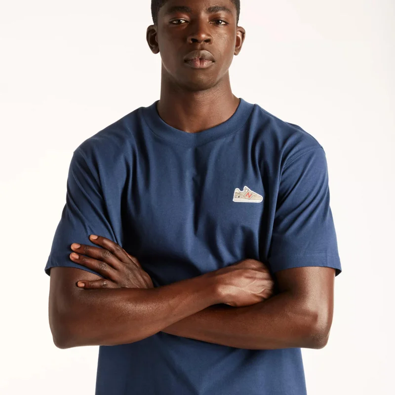 New Balance NB Navy Men's Sticker Pack Bundle T-Shirt for Men | Best Price UAE