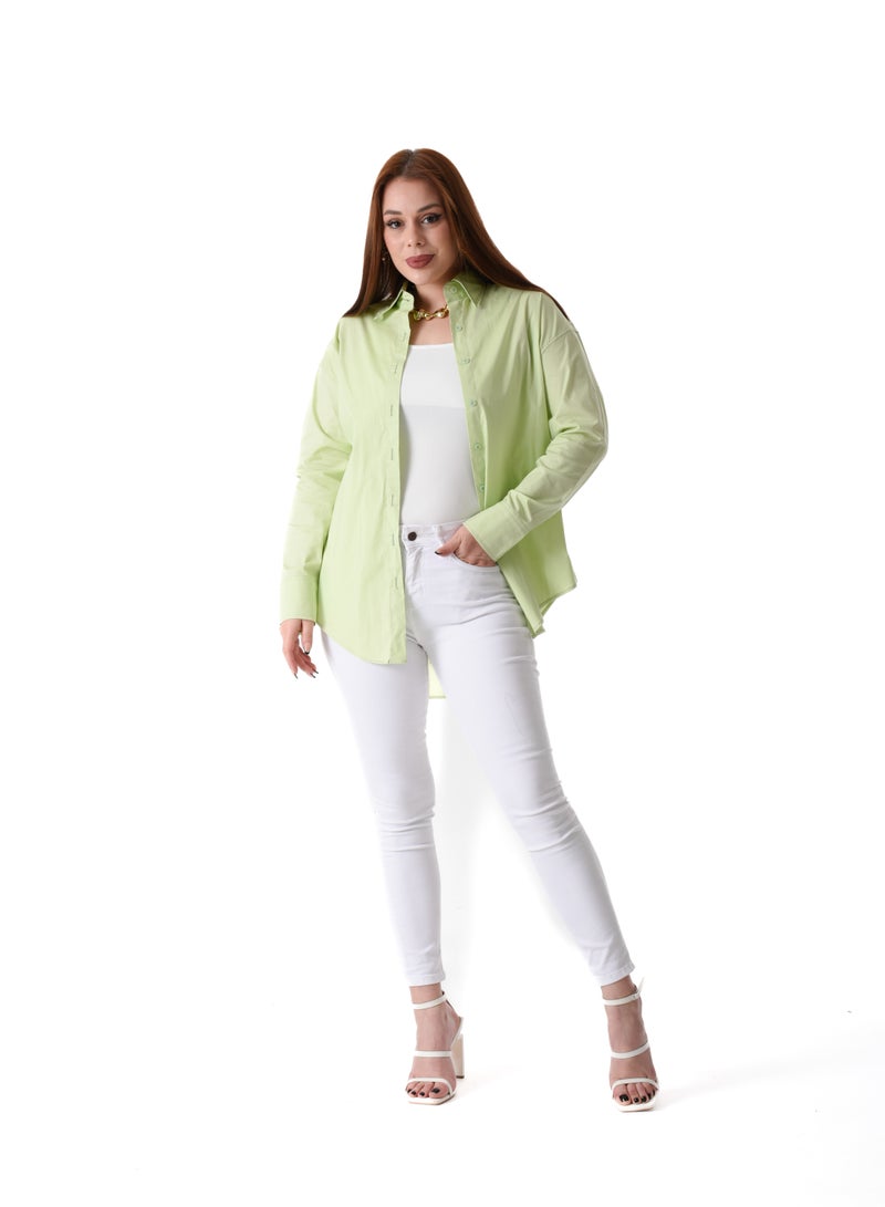 Roo Fashion Roo Oversize Cotton Shirt - Image 1