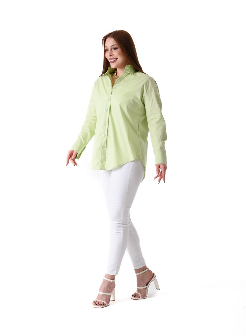 Roo Fashion Roo Oversize Cotton Shirt - Image 2