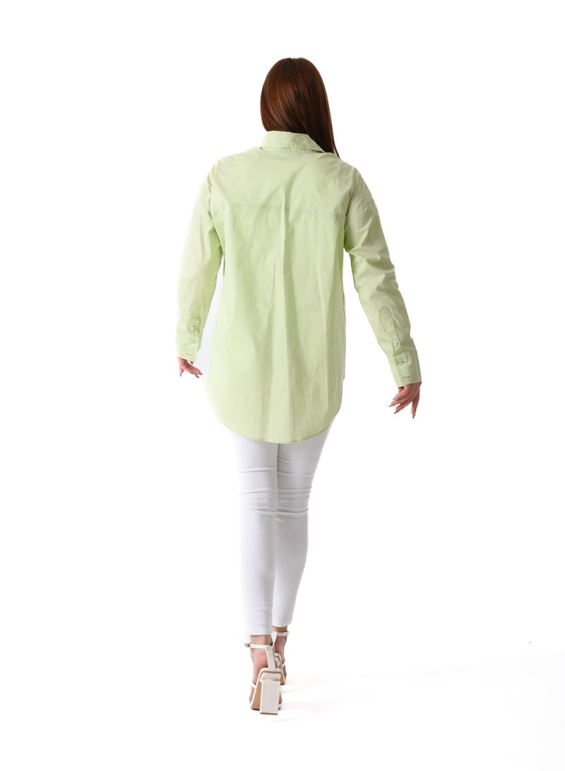 Roo Fashion Roo Oversize Cotton Shirt - Image 3