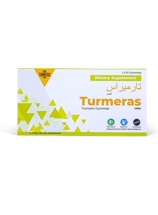 turmeric gummies lime 10s