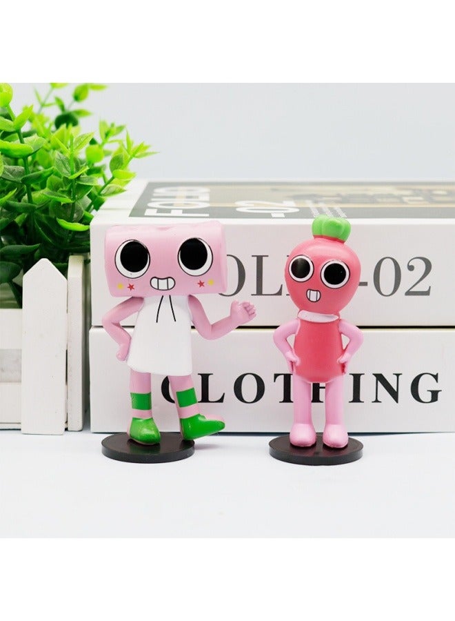 عام داندي العالم من صنع يدوي الكرتون لعبة دمية نموذج مع قاعدة كعكة الديكور حفلة عيد ميلاد مجموعة الديكور هدية للعائلة والأصدقاء - Image 5