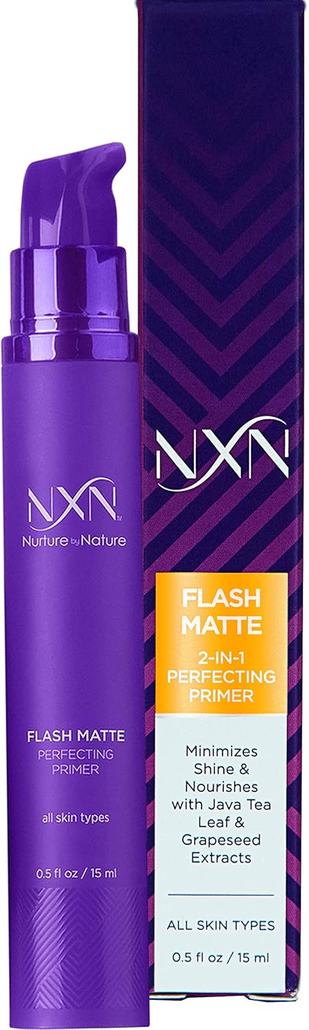 NxN 2in1 Matte Primer with Java Tea Leaf  Grapeseed to Nourish Skin  Minimize Pores for All Skin Types O5 FL Oz
