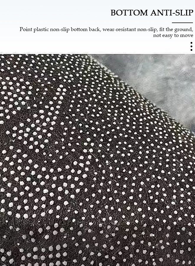 DUNISO سجادة كبيرة غير قابلة للانزلاق، سجادات غرفة المعيشة قابلة للغسل بسيطة، سجادة مقاومة للبقع بملمس ناعم، سجادات غرفة النوم الزخرفية بأسلوب حديث، سجادات مستطيلة لطاولة القهوة والأريكة والبطانية داخل المنزل للأطفال، سجادة أرضية زخرفية للمنزل - Image 4