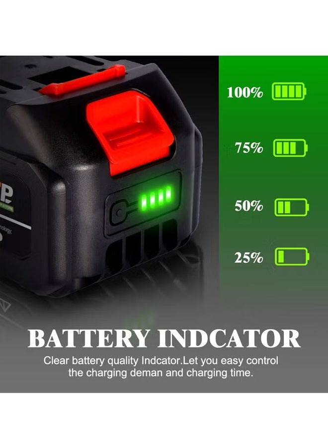 بوليفياز مضخة غسيل سيارات محمولة عالية الضغط، رشاش ماء بقابلة للشحن وعلبة ماء - مسدس تنظيف للسيارة والمنزل والحديقة - Image 4