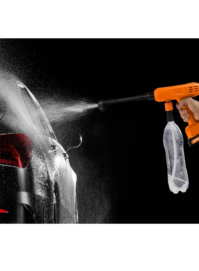 بوليفياز مضخة غسيل سيارات محمولة عالية الضغط، رشاش ماء بقابلة للشحن وعلبة ماء - مسدس تنظيف للسيارة والمنزل والحديقة - Image 5